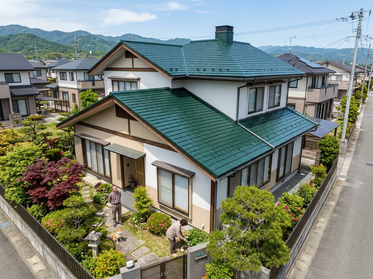 屋根塗装｜安曇野市 K様邸